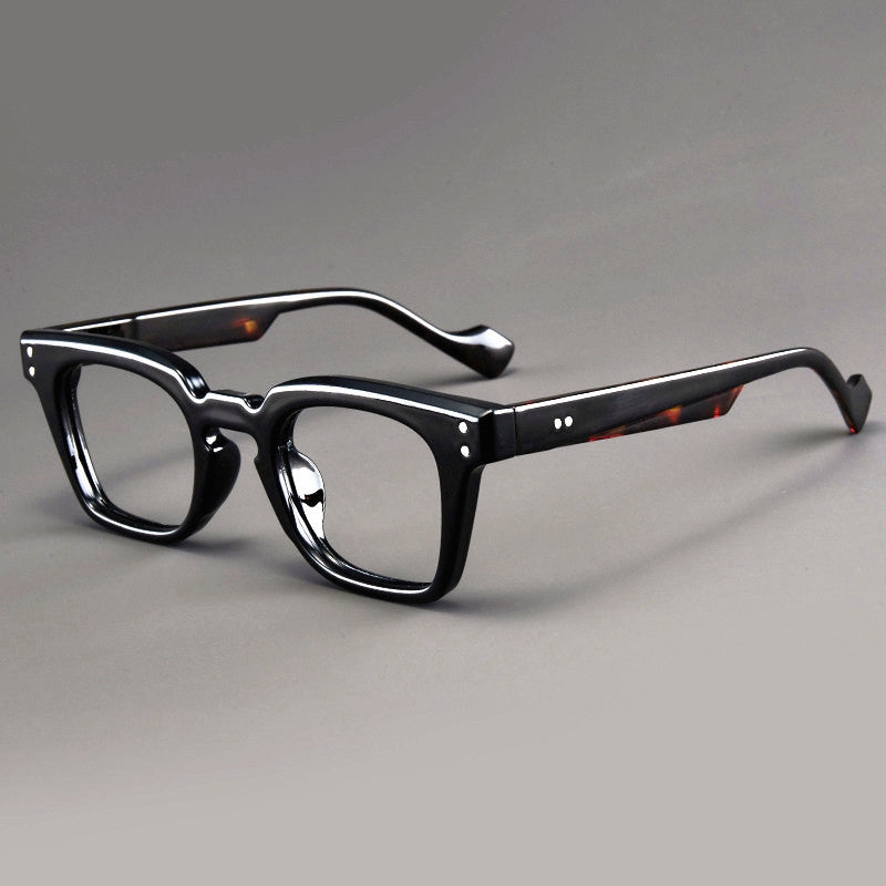 Unisex stylish reading glasses with clear vision, comfortable acetate frame, and scratch-resistant lenses for daily use.
