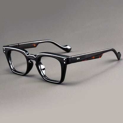 Unisex stylish reading glasses with clear vision, comfortable acetate frame, and scratch-resistant lenses for daily use.
