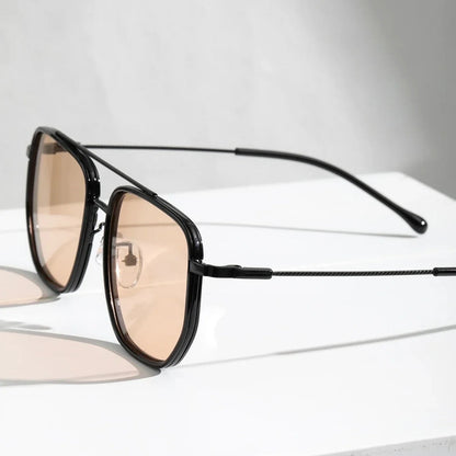 Sleek unisex shades, essential for summer, offering reliable UV protection for a fashionable look.