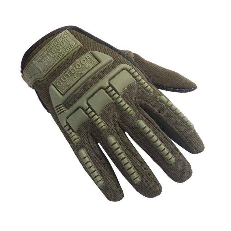 Unisex tactical gloves with adjustable wrist straps, suitable for various hand sizes in military and work settings