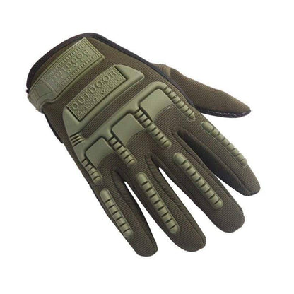 Unisex tactical gloves with adjustable wrist straps, suitable for various hand sizes in military and work settings