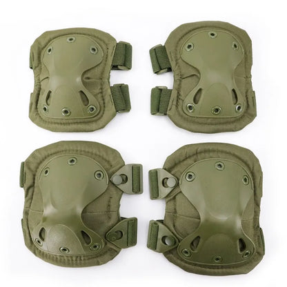 Unisex tactical camouflage knee pads, durable protective gear for airsoft and hunting sports