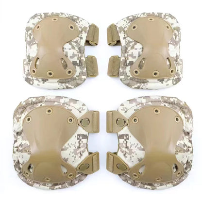 Impact-resistant knee pads for tactical use, vital protective gear for hunting and military ops