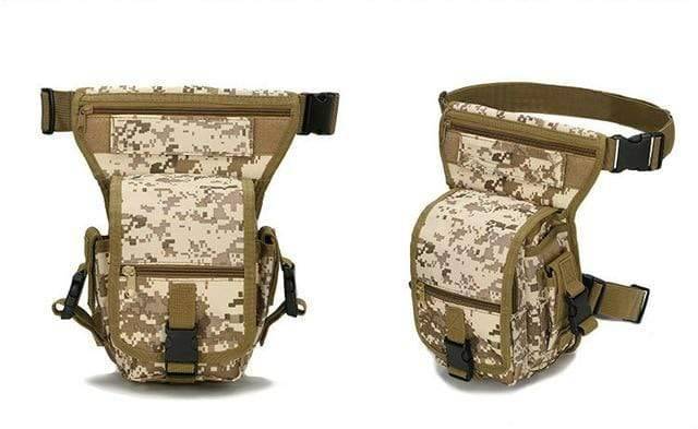 Durable hunting drop leg bag, designed for outdoor enthusiasts, can also be used as a waist pack.