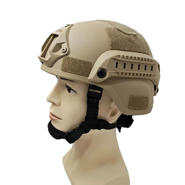 FAST helmet on a mannequin, showcasing its design as key outdoor protective gear.