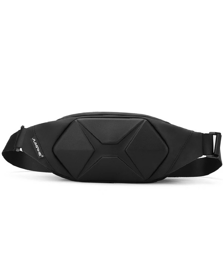 Durable unisex hard shell sling bag, water-resistant for outdoor adventures and daily use.