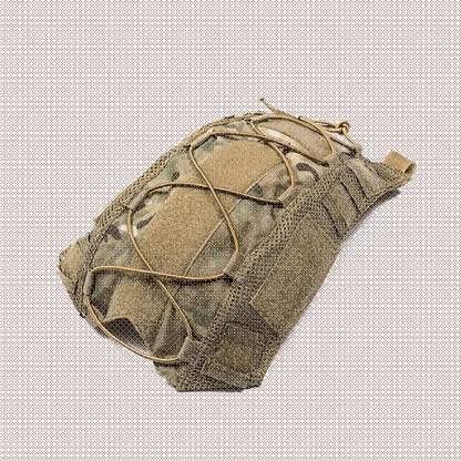 Durable Cordura camouflage military helmet cover, enhancing tactical gear functionality