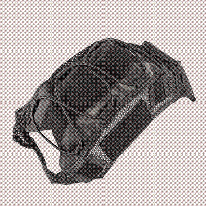 Robust tactical helmet cover for military and survival, featuring MOLLE system in camo