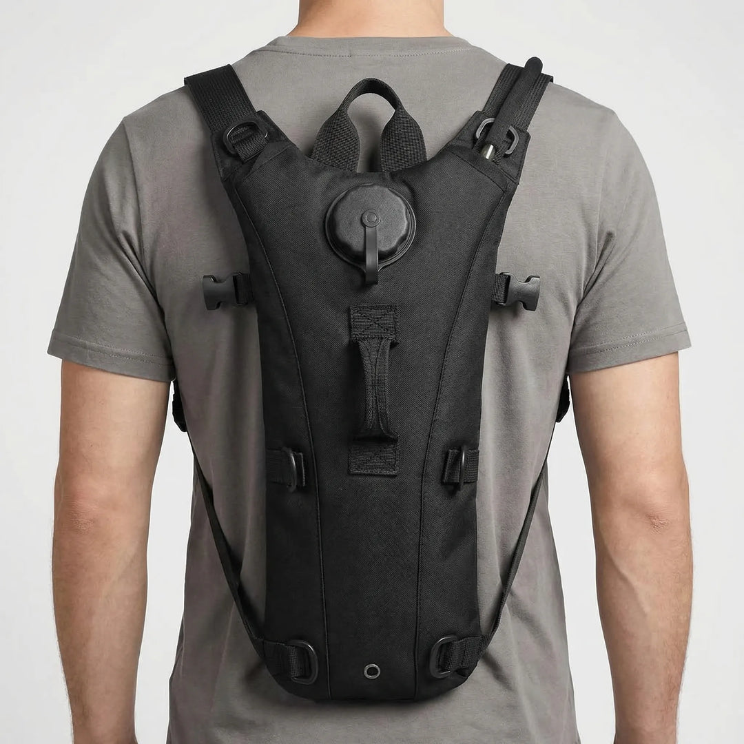 Unisex trail running hydration vest, 101 fl oz bladder for long-distance runs & outdoor endurance activities.