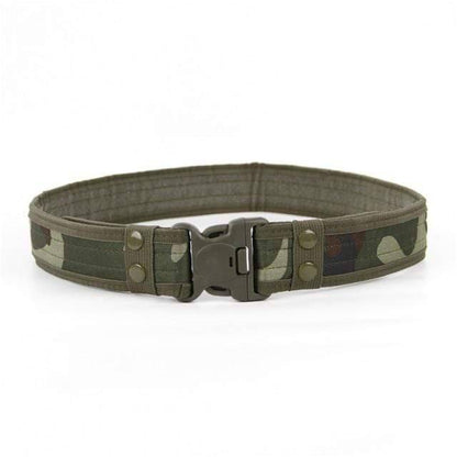 Tactical military nylon belt in grey, a reliable accessory for police & service personnel