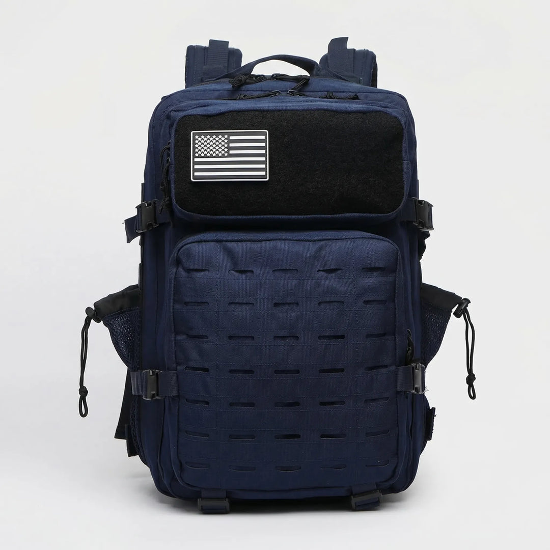Unisex tactical MOLLE backpack, large capacity & durable. Essential outdoor gear for adventure, hiking, & travel.