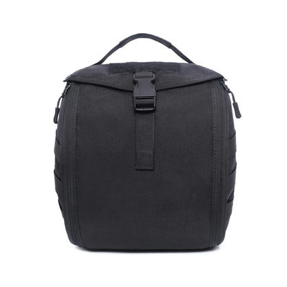 Unisex tactical bag, MOLLE compatible helmet carrier, excellent for military personnel and outdoor enthusiasts
