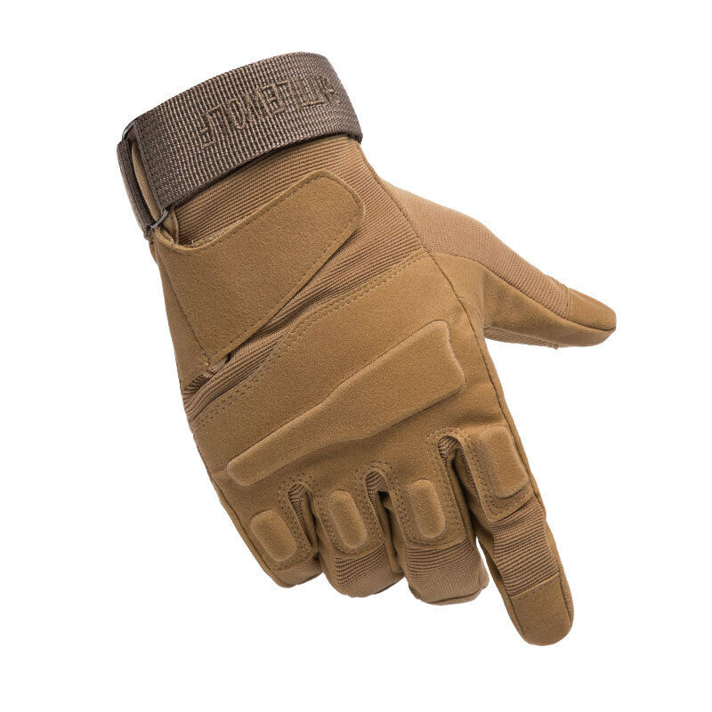 Breathable tactical gloves, black, ensuring comfort for extended wear & activities