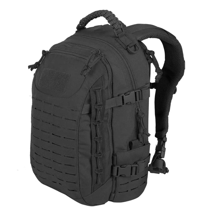 Unisex tactical waterproof backpack with Molle system, ideal for hiking, camping, and outdoor travel.