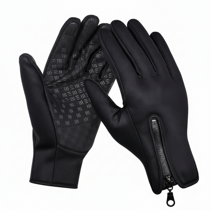Thermal unisex gloves for winter. Touchscreen compatible, windproof, perfect for cycling & cold weather.