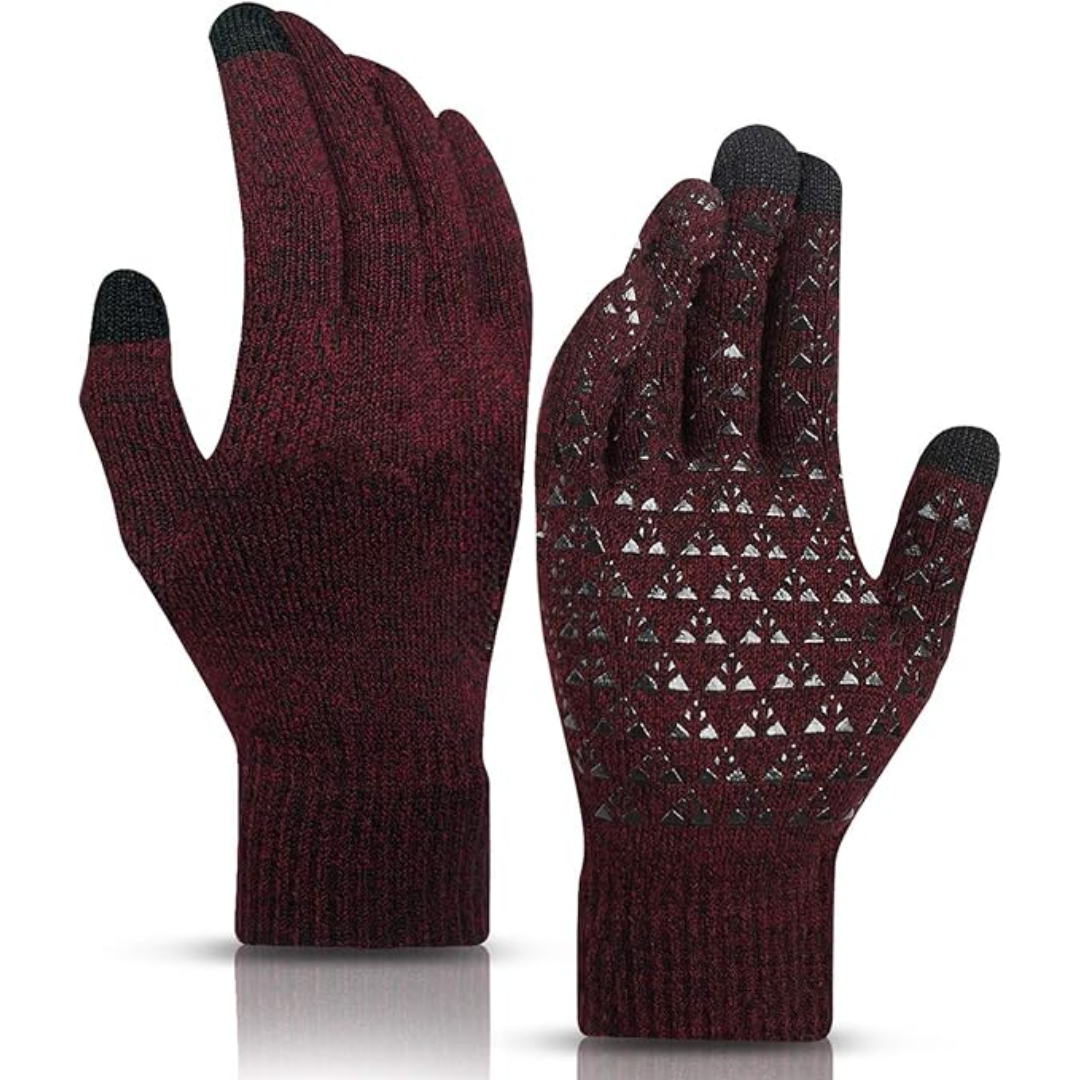 Cold weather thermal touchscreen gloves, unisex design, ultimate warmth.