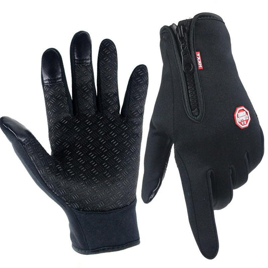 Unisex thermal winter gloves with touchscreen tech for cold weather. Warm fleece lining, perfect for outdoor activities.