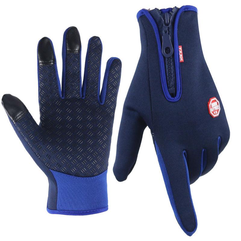 Ultra-thin fleece winter gloves; touchscreen compatible. Windproof & waterproof for running, cycling, and outdoor cold.
