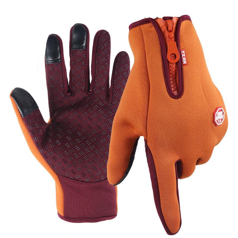 Unisex thermal winter outdoor gloves, ideal for hiking or daily commutes. Touchscreen fingertips for smartphone use.