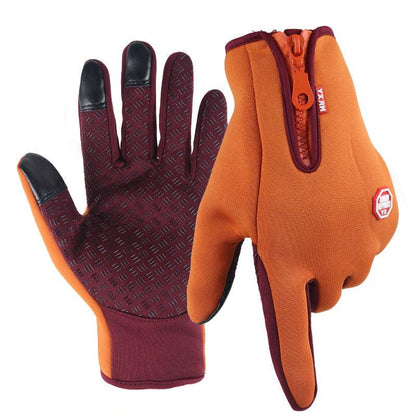 Unisex thermal winter outdoor gloves, ideal for hiking or daily commutes. Touchscreen fingertips for smartphone use.
