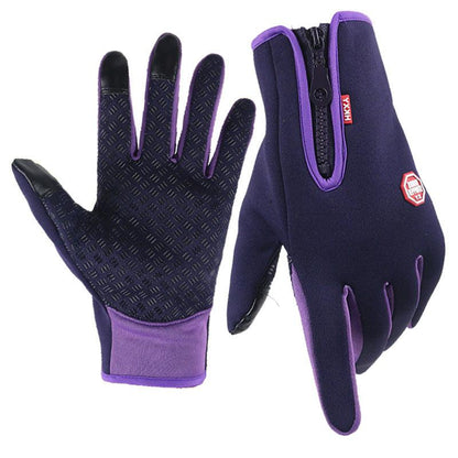 Ultra-thin, warm fleece winter gloves with sensitive touchscreen capability. Unisex design for ultimate cold weather comfort.