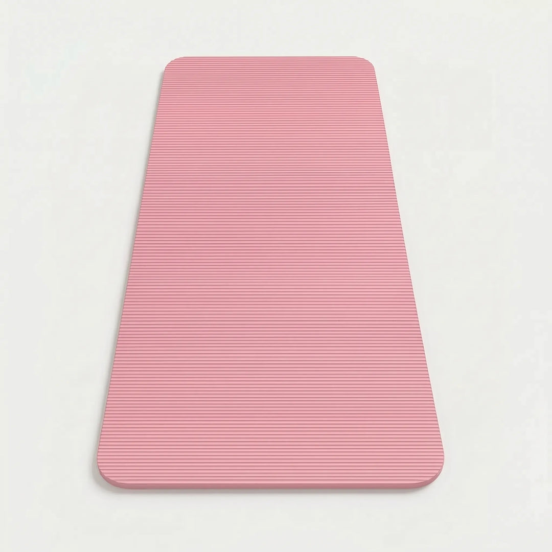 Thick workout mat for high-impact training, providing soft comfort & reducing noise for quiet home gym sessions.