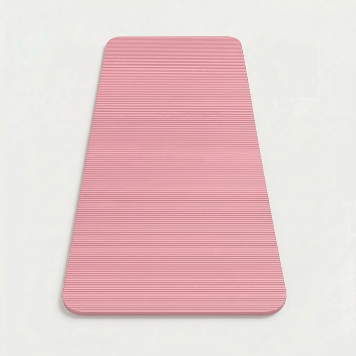 Thick workout mat for high-impact training, providing soft comfort & reducing noise for quiet home gym sessions.