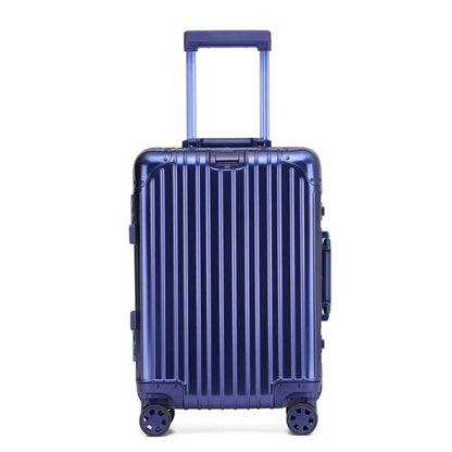 Stylish Tirana unisex hardshell travel bag, aluminum-magnesium construction, ideal for both business & leisure trips.