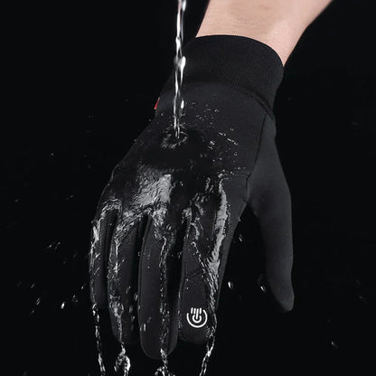 Cozy insulated winter gloves for women & men, keeping hands warm in cold weather with touchscreen compatibility.