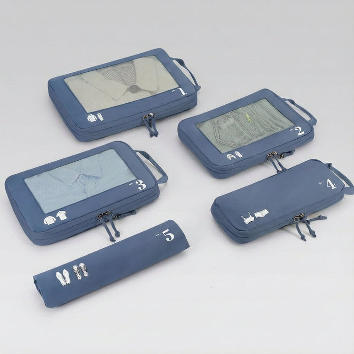 Convenient unisex travel compression packing cubes for easy, organized vacation packing & ultimate space saving.
