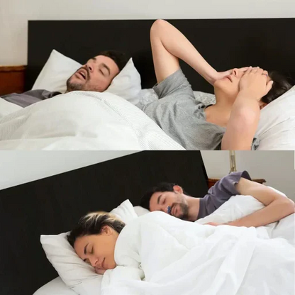 Compact USB rechargeable micro CPAP alternative, perfect for travel & quiet, anti-snoring sleep. Breathing support.