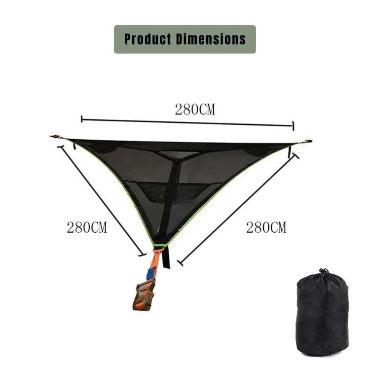 Adventure-ready unisex mesh camping hammock, durable and breathable for outdoor comfort