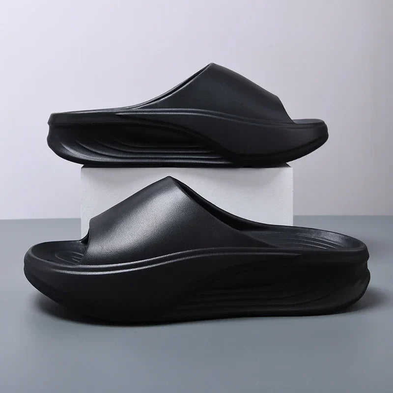 Unisex Ultra-Comfort Foam Slides, cushioned & shock-absorbing for everyday wear.