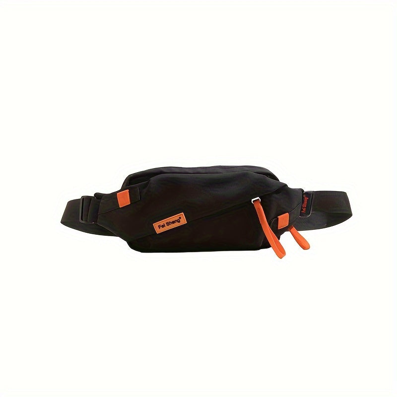 Empty ultra-compact water-resistant crossbody bag, highlighting its lightweight utility for daily commute & travel.