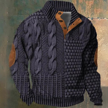 Casual unisex ultra-cozy warm winter sweater. Everyday pullover for comfort, warmth, and versatile winter styling.