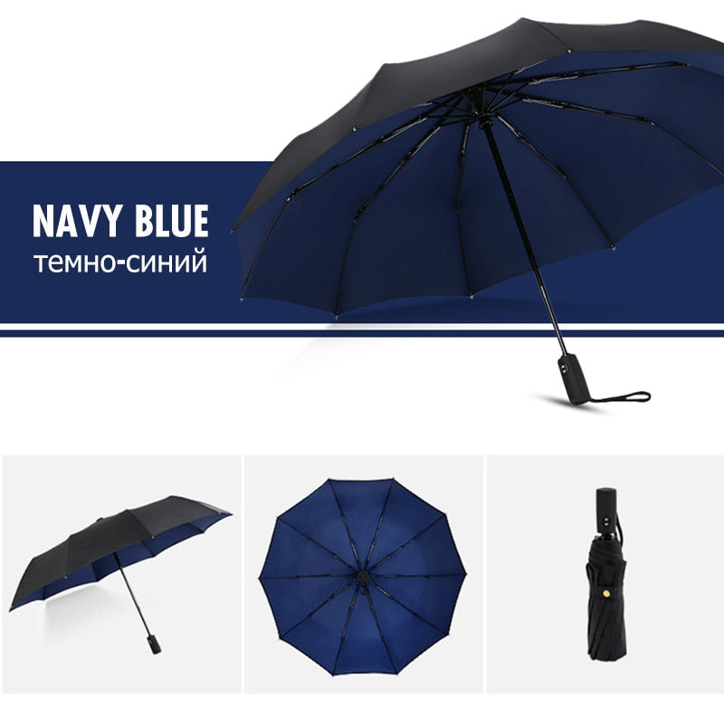 Heavy-duty windproof umbrella for storm & rain. Ultra-durable design ensures ultimate weather protection.