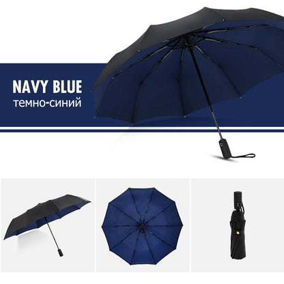 Heavy-duty windproof umbrella for storm & rain. Ultra-durable design ensures ultimate weather protection.