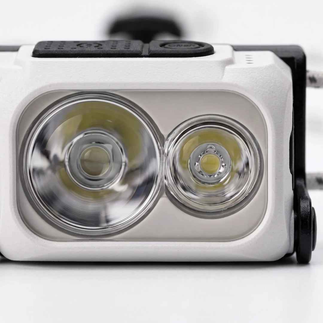 Hands-free lighting with this lightweight, rechargeable headlamp. Perfect for hiking, running, and camping.