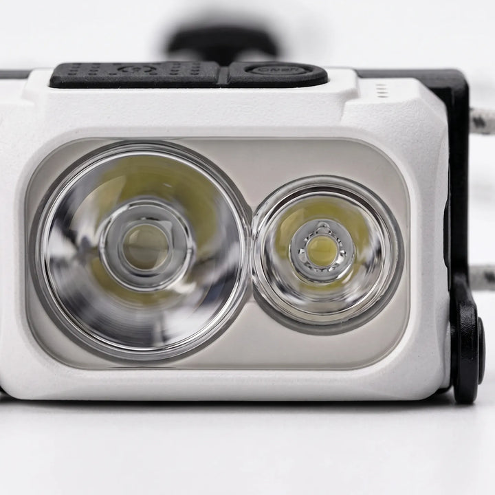 Hands-free lighting with this lightweight, rechargeable headlamp. Perfect for hiking, running, and camping.
