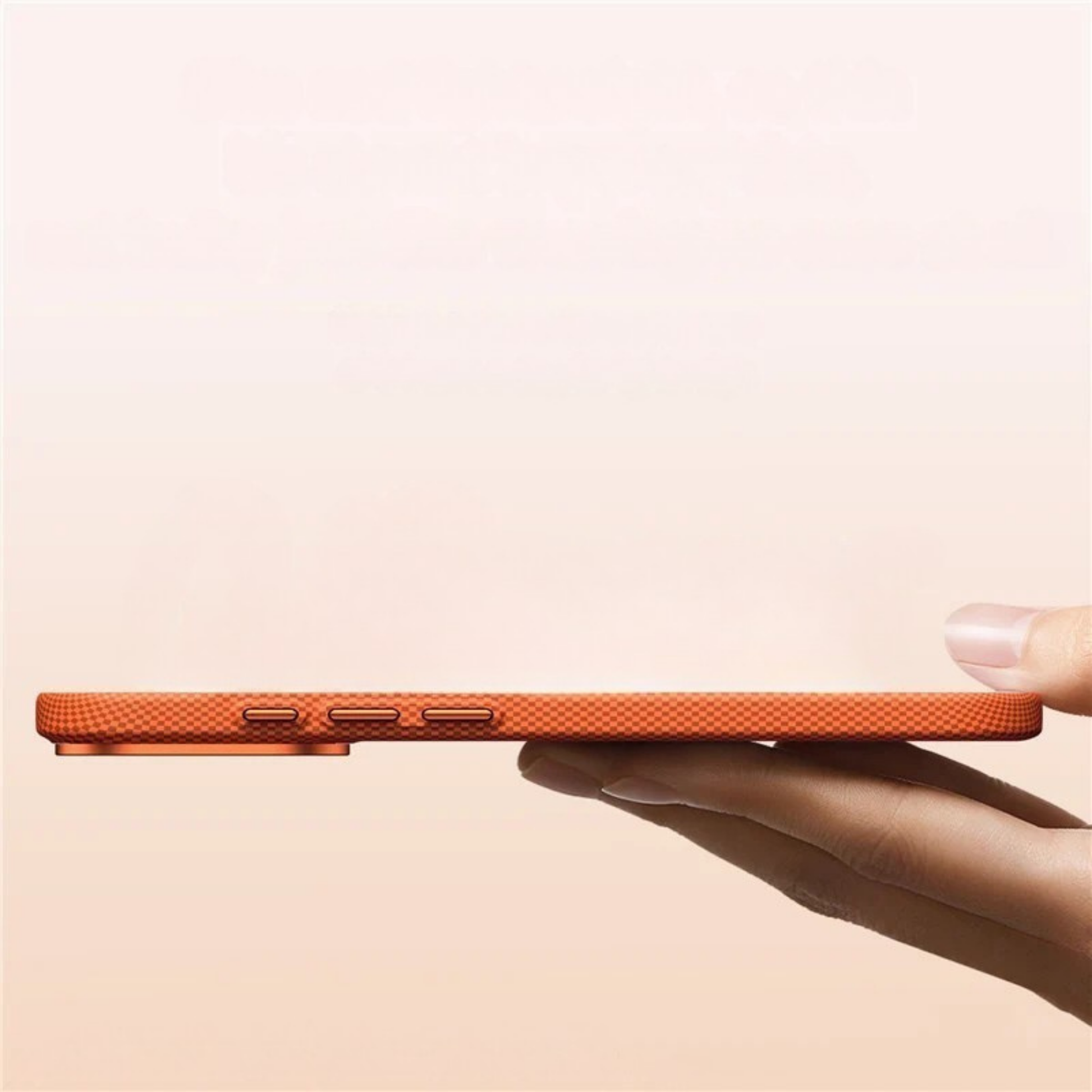 Protective iPhone cover with anti-slip grip, camera protection, and matte finish for secure handling.