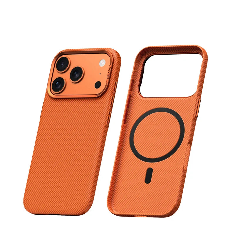 Matte finish ultra-slim iPhone case with MagSafe. Polycarbonate protective phone cover.