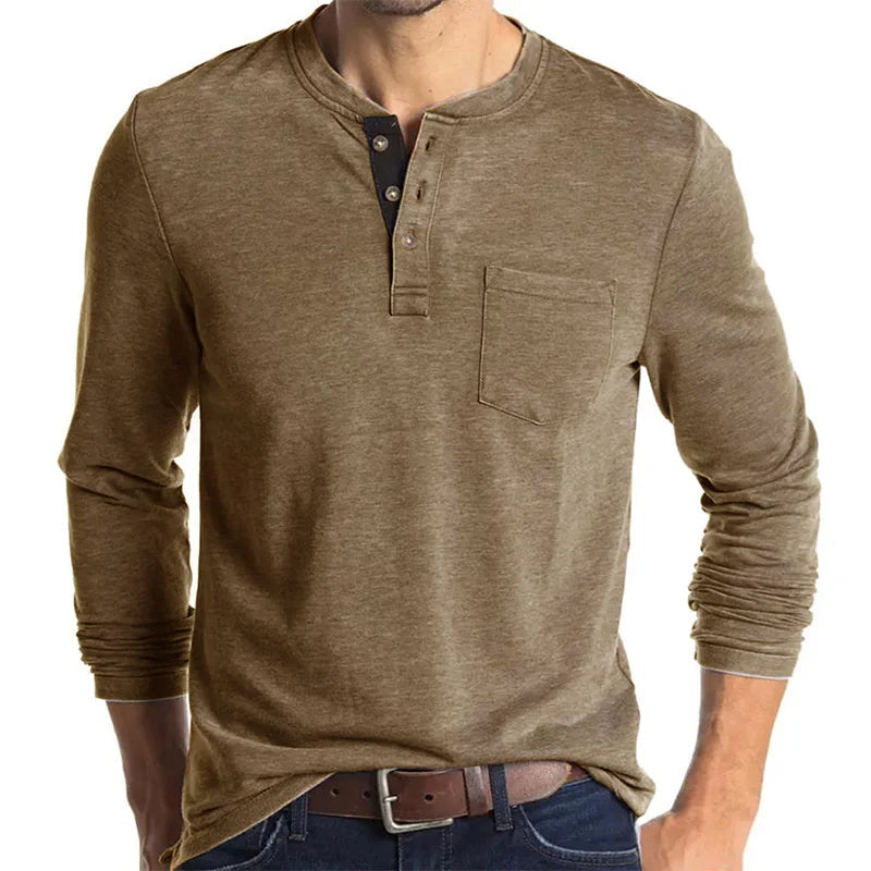 Close-up of a comfortable unisex long sleeve t-shirt, showcasing its ultra-soft fabric texture for everyday wear.