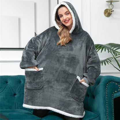 Mayer wearable blanket, ultra-soft and cozy, perfect for loungewear.