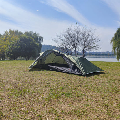 Unisex waterproof ultralight tent, providing reliable 4-season shelter for one person.