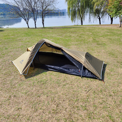 Durable 4-season ultralight tent, designed for solo campers and hikers seeking reliable outdoor gear.