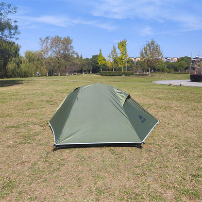 Stealth camping ultralight tent, a discreet 1-person backpacking tent for off-grid adventures.