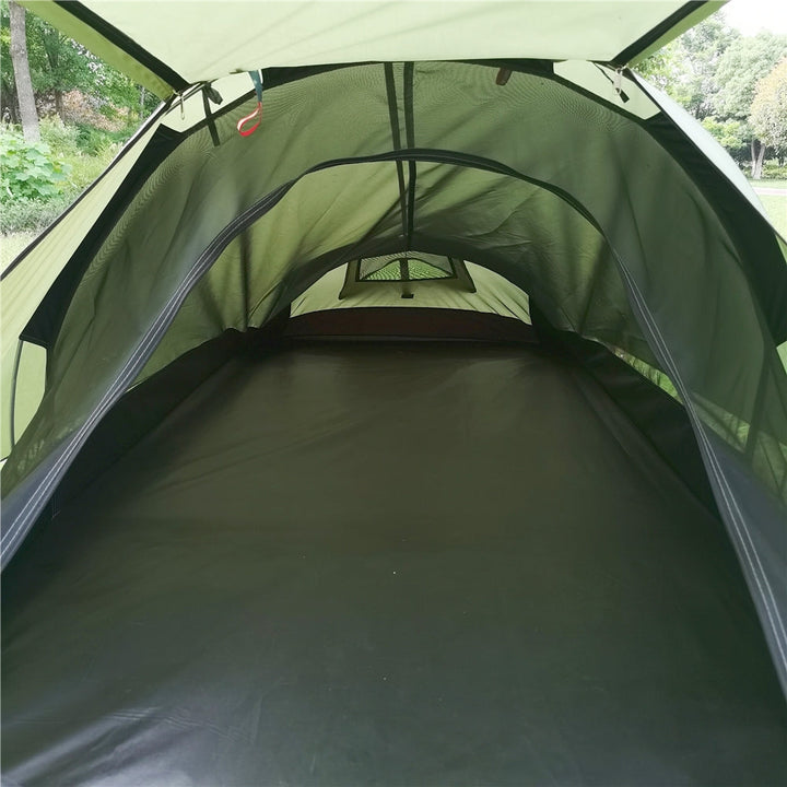 Unisex compact 1-person tent with vestibule space, perfect for storing hiking boots & a backpack.