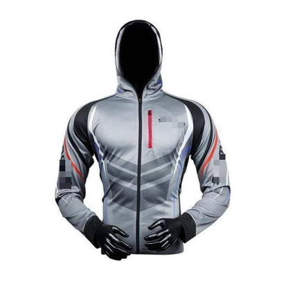 Breathable outdoor sweater, unisex anti-UV long sleeve for hiking and fishing activities