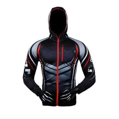 Lightweight unisex long sleeve top with UV protection, ideal for hiking and outdoor sports