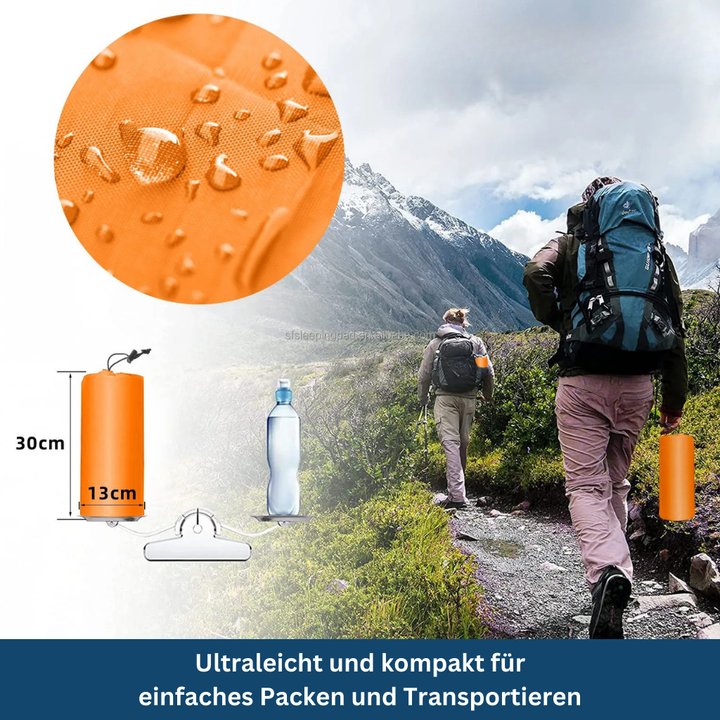 Ultralight inflatable sleeping pad, perfect compact air mattress for travel outdoor